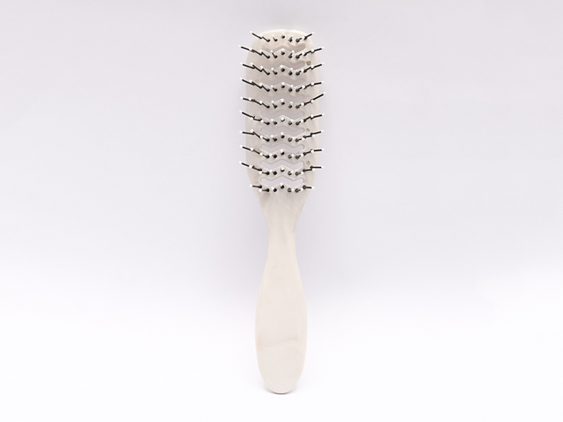 Plastic Natural Vented Paddle Hair Brush for Thick Hair
