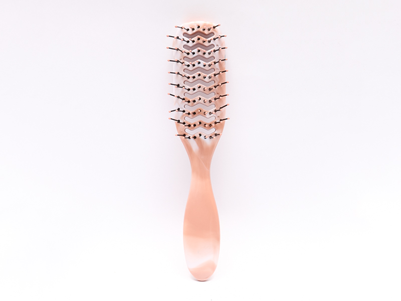 Plastic Natural Vented Paddle Hair Brush for Thick Hair