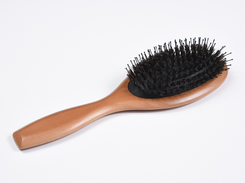 Mixed Wooden Bamboo Paddle Hair Brush