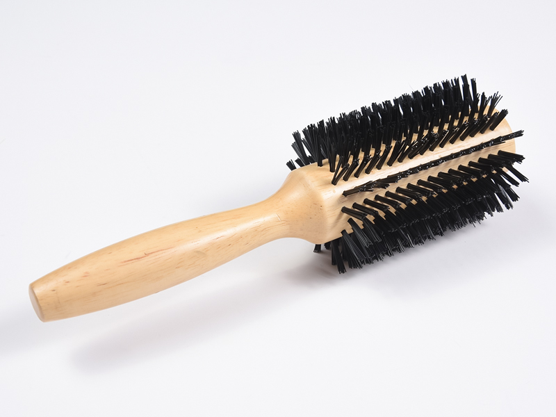 Round Wooden Bamboo Styling Hair Brush