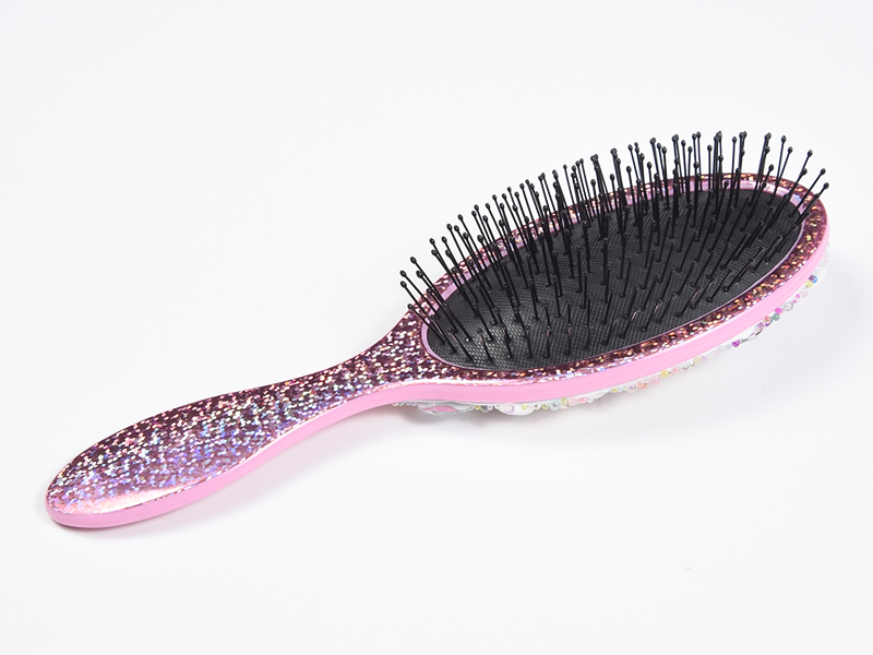 Jewelry Bling Oval Detangling Hair Brush