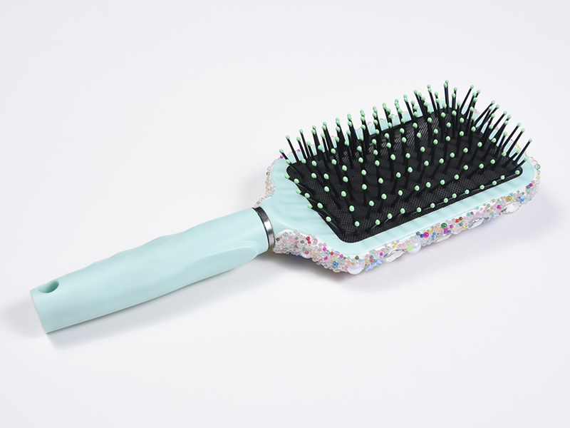 Jewelry Bling Oval Detangling Hair Brush