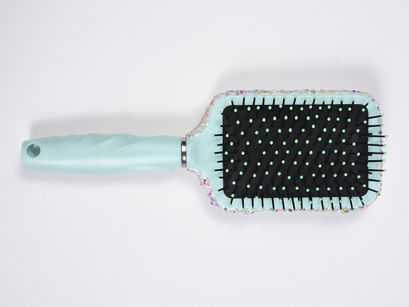 Jewelry Bling Oval Detangling Hair Brush
