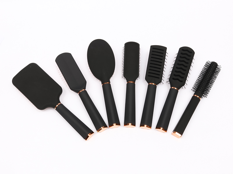 Private Label Straightener Detangling Hair Brush Set