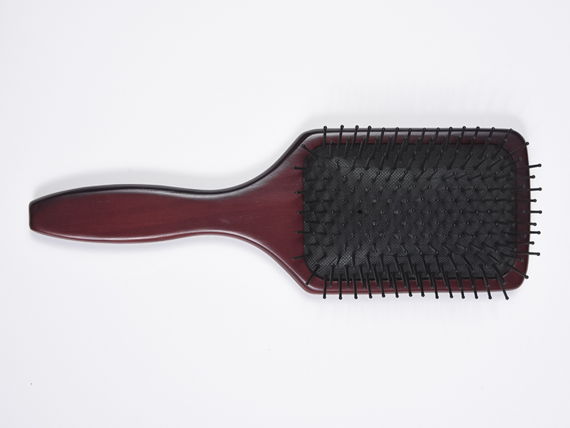 Large Bamboo Wood Massage Detangling Hair Brush