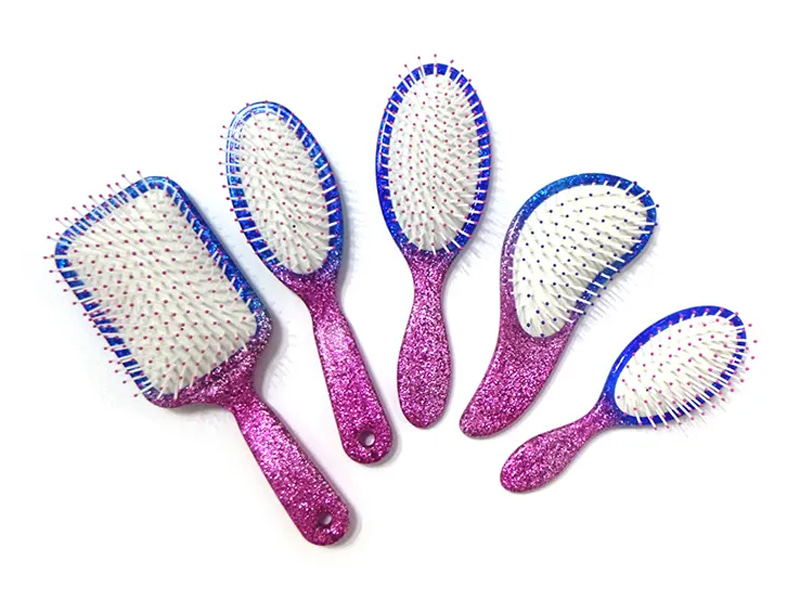 Paddle Plastic Blowdrying Shampoo Curve Wave Hair Brush