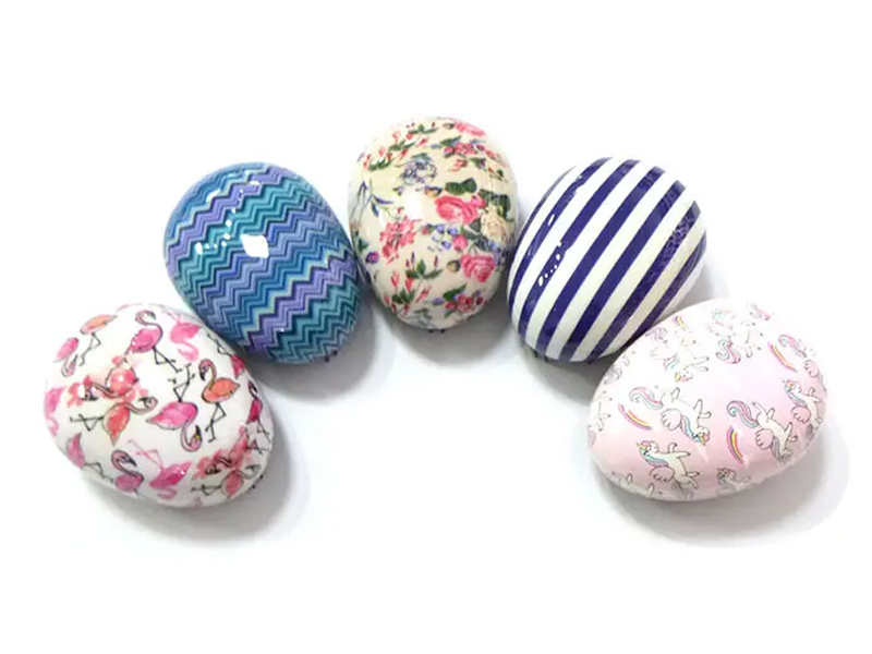 Mini Detangling Egg Shape Round Hair Brush