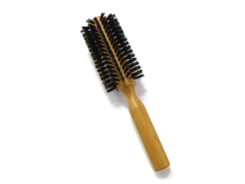Eco Friendly Round Bamboo Mixed Boar Bristle Hair Brush