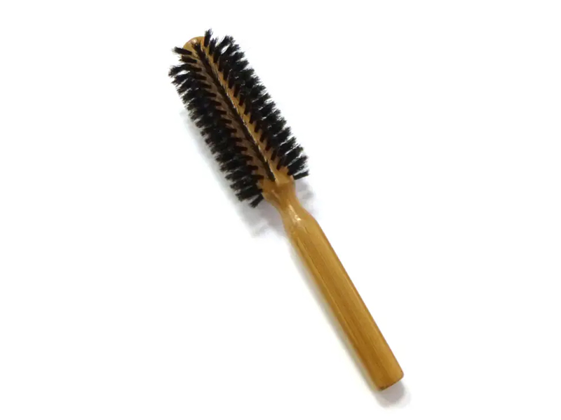 Eco Friendly Round Bamboo Mixed Boar Bristle Hair Brush