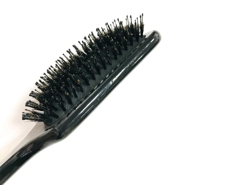 Boar Bristle Massage Wooden Paddle Detangler Bamboo Hair Brush