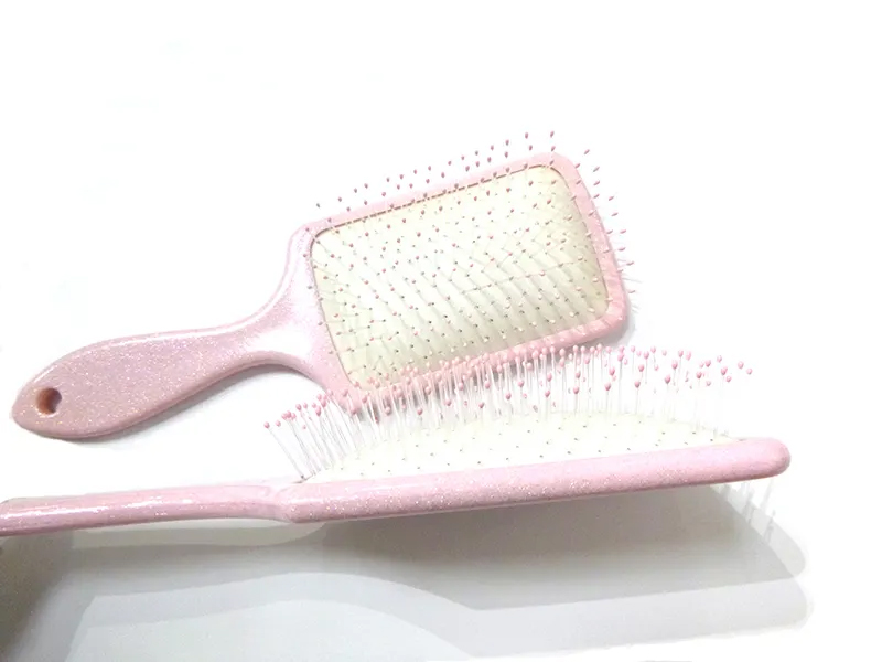 Pink Detangling Paddle Hair Brush