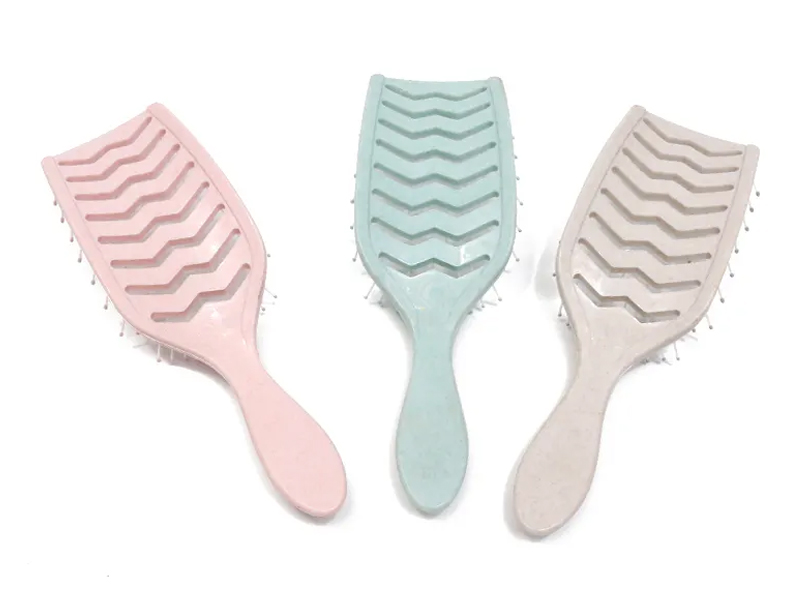 Color Massage Curved Detanling Hair Brush