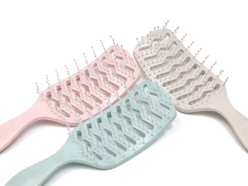 Color Massage Curved Detanling Hair Brush