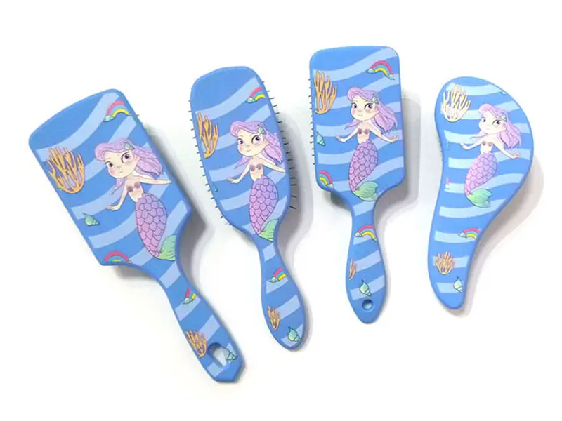 Colorful Plastic Vent Waves Curly Hair Brushes