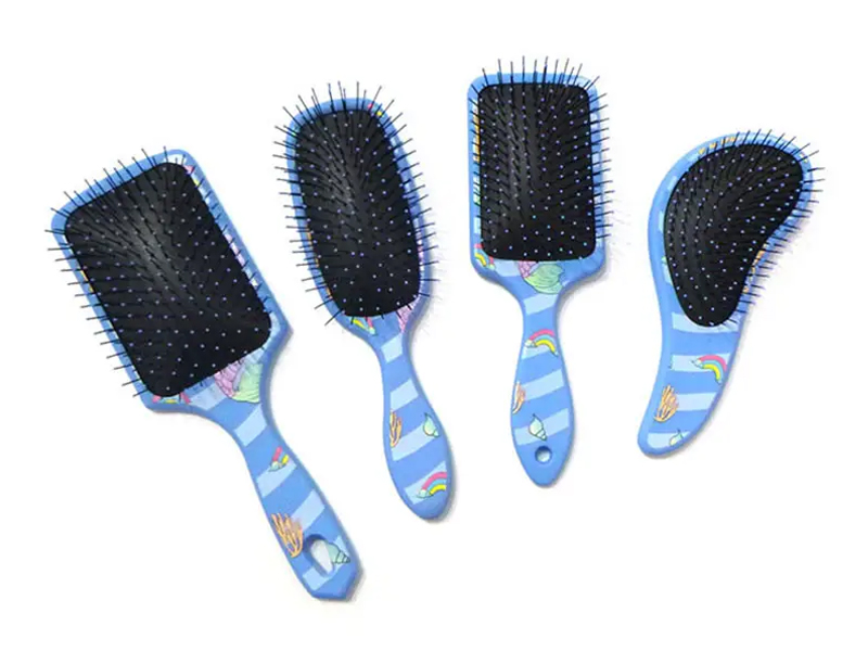 Colorful Plastic Vent Waves Curly Hair Brushes