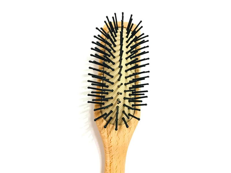 Men Wooden Detangle Cushion Hair Brush