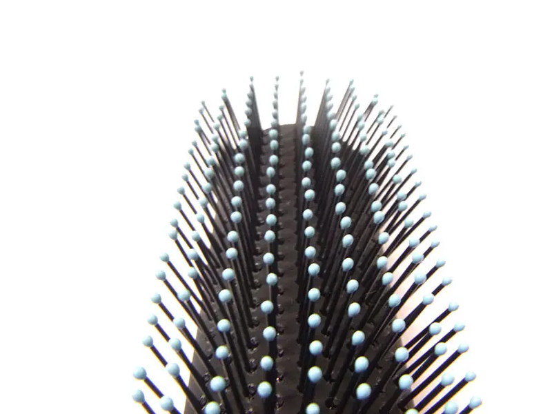 Plastic Handle Detangle  Hard Bristle Scalp Massager Comb Set