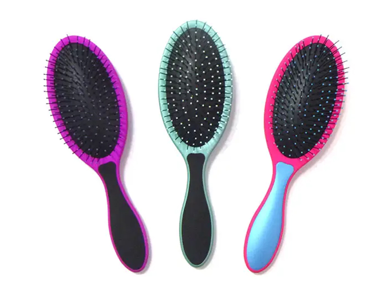 Detangling Brush Rubber Coating Hair Brush