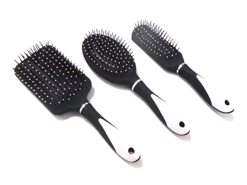 Girls Paddle Plastic Making Machine Hair Brush Set