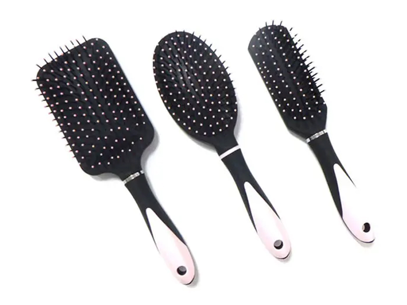 Girls Paddle Plastic Making Machine Hair Brush Set