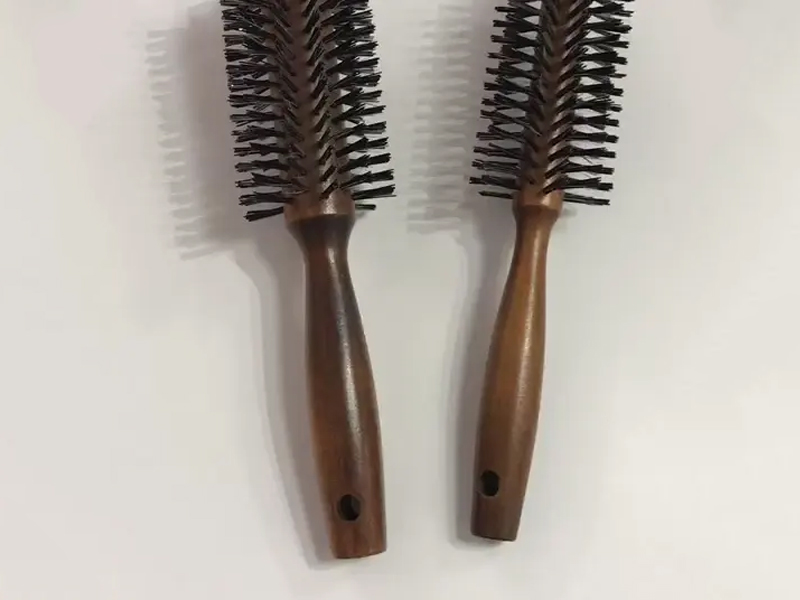 Round Wooden Hair Brush