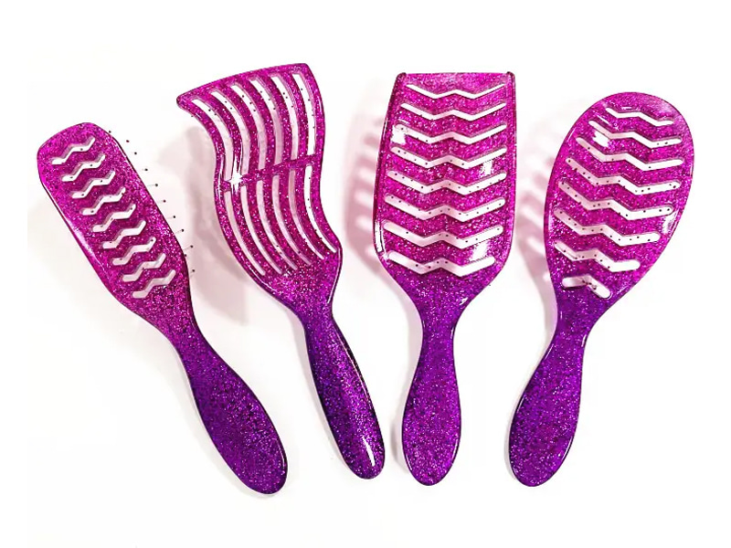 Glitter Transparent Detangling Hair Brush