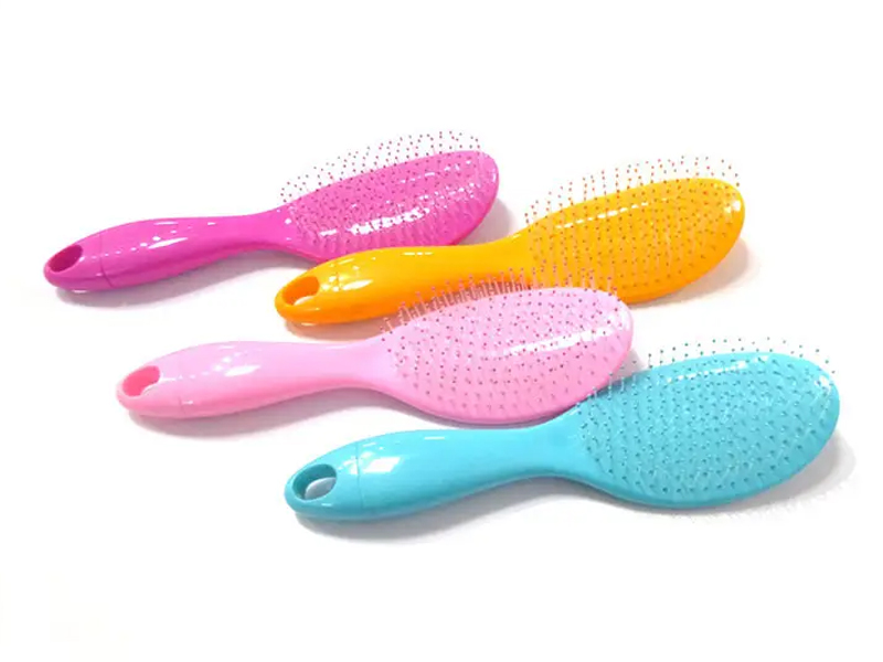 Self-cleaning Candy Color Detangling Hair Brush