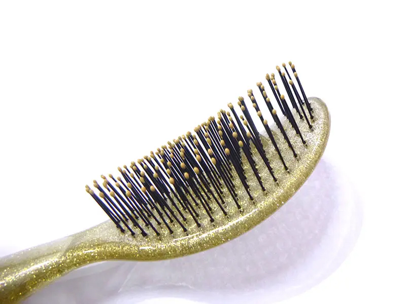 Transparent Detangling Glitter Hair Brush