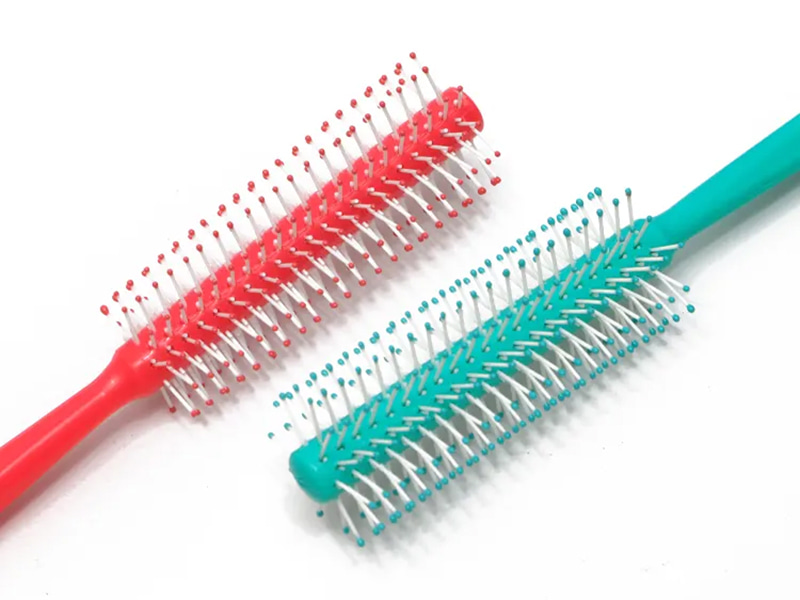 Kids Detangling Colour Pink Wig Round Octopus Brushes