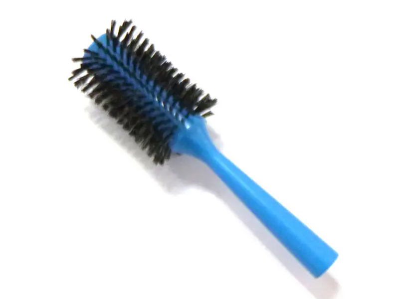 Round Colorful Nylon & Boar Bristle Hair Styling Hair Brush