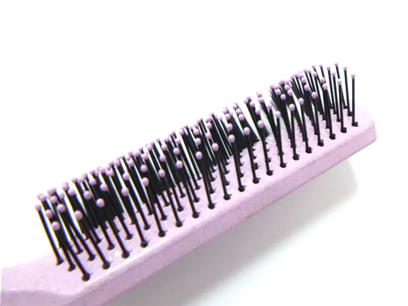 Plastic Colorful Detangling Hair Brush