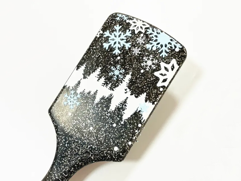 Easy Cleaning Paddle Hair Brush