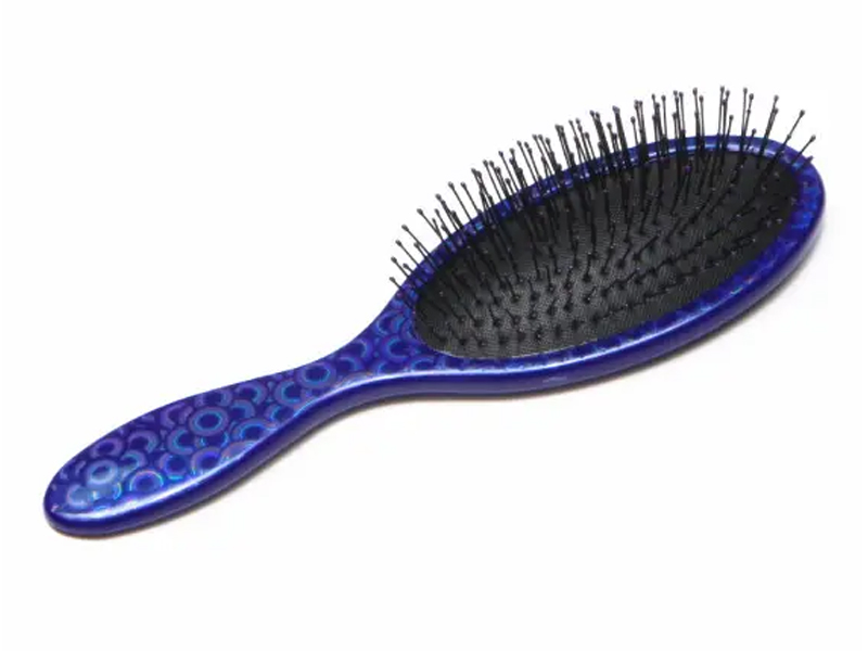Fancy Printed Shiny Oval Detangling Brush