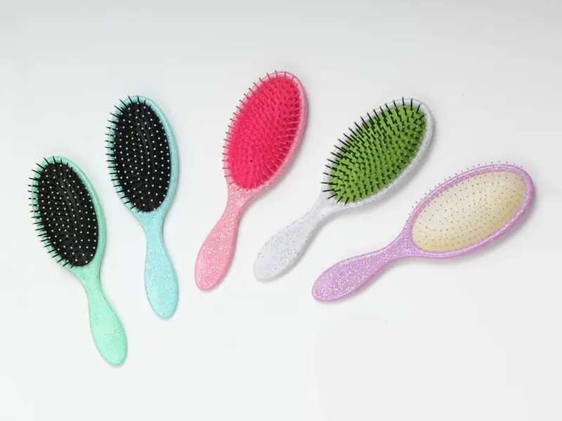 Bristle Plastic Detangling Cushion Hair Brush
