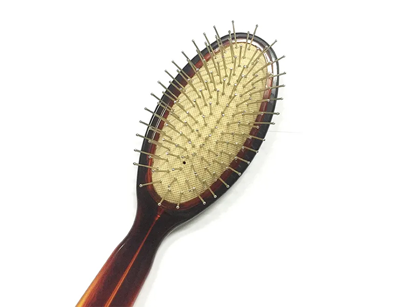 Amber Color Head Massage Hair Brush