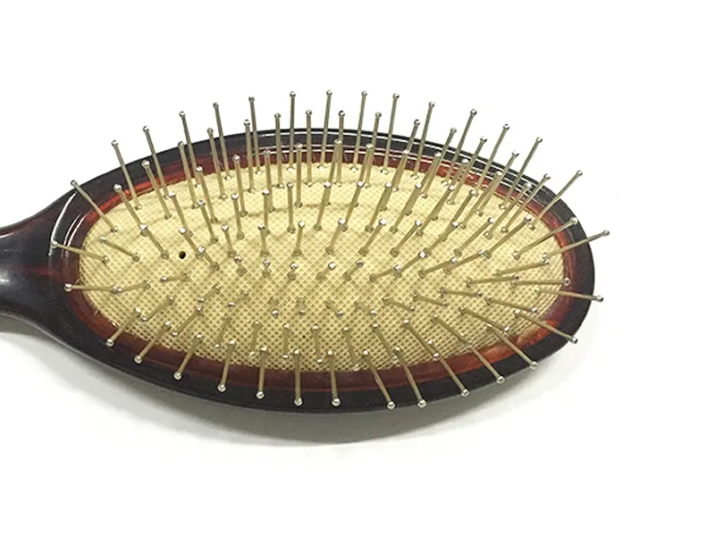 Amber Color Head Massage Hair Brush