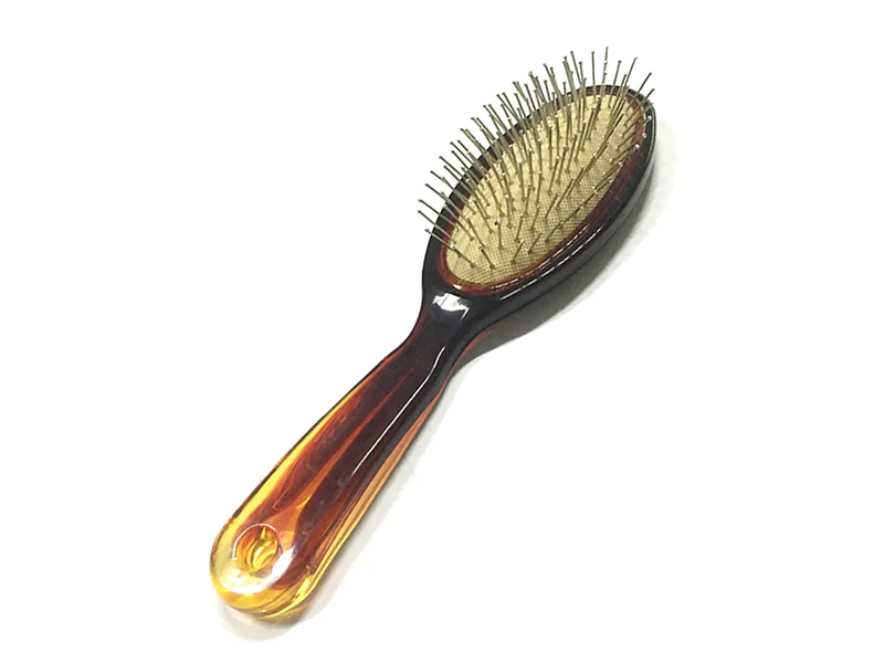 Amber Color Head Massage Hair Brush