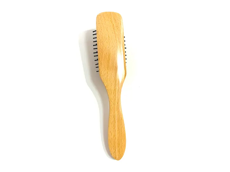 Natural Wooden Cushion Hair Brush