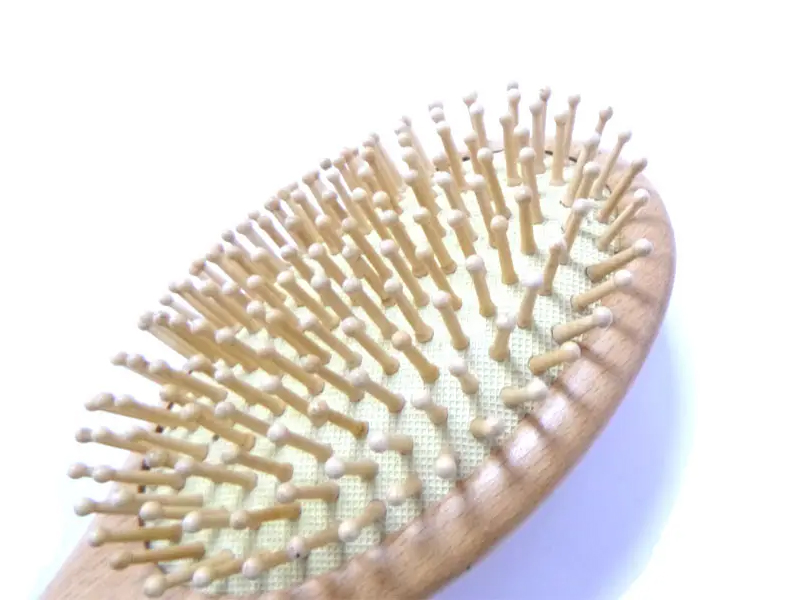 Wooden Detangling Oval Boar Bristle Hair Brush