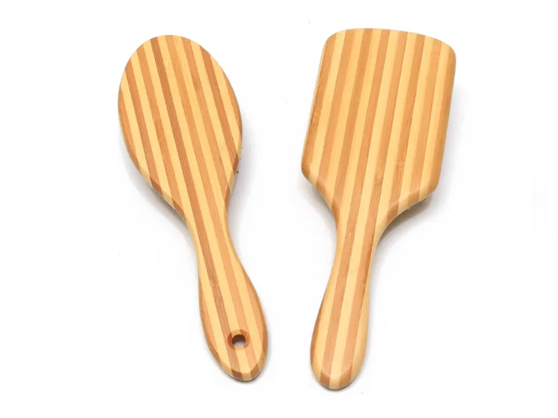 Bamboo Scalp Massage Products Wood Hair Brush  
