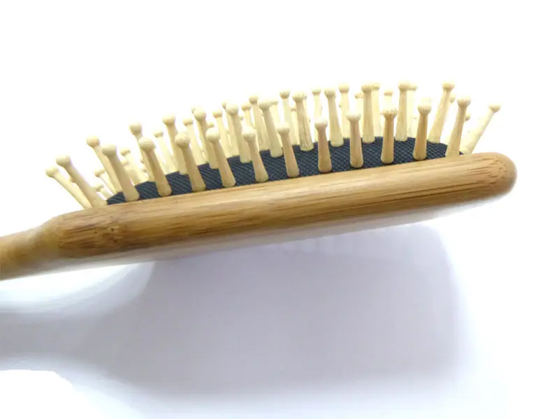 100% Natural Beech Single Piece Wood Hair Brush