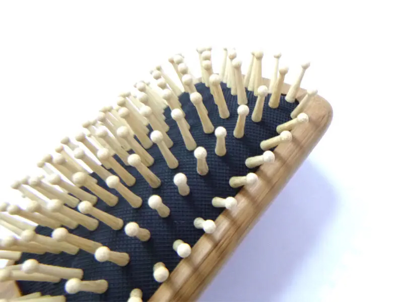 100% Natural Beech Single Piece Wood Hair Brush