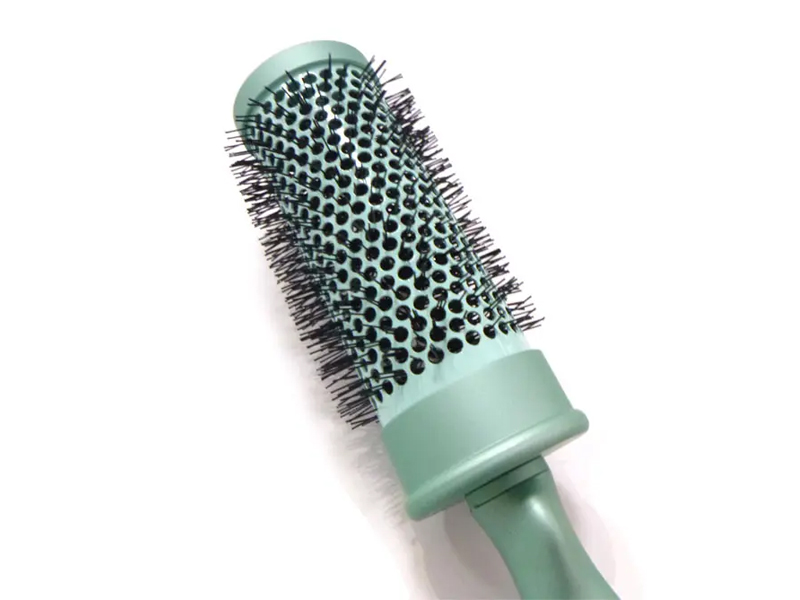Round Rubber Coating Soft Touch Hair Brush