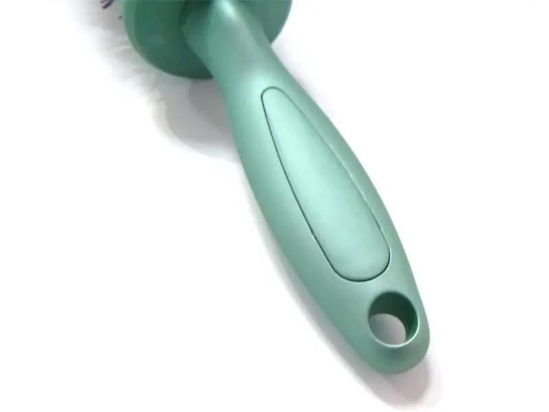 Round Rubber Coating Soft Touch Hair Brush